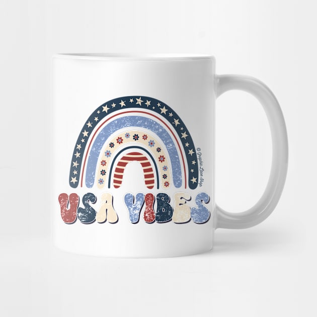 USA Vibes Boho Rainbow © GraphicLoveShop by GraphicLoveShop